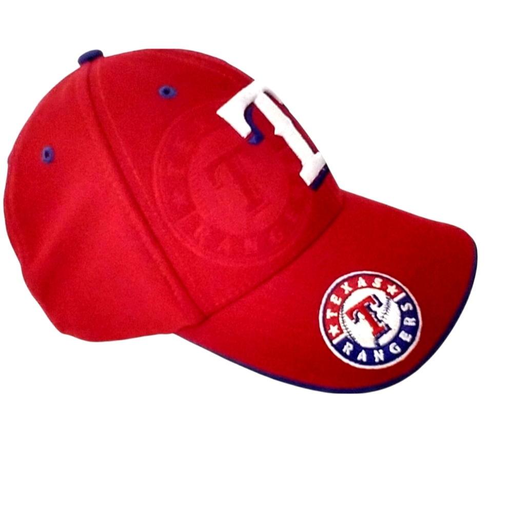 Texas Rangers Baseball Adjustable Velcro Hat - Picture 2 of 8